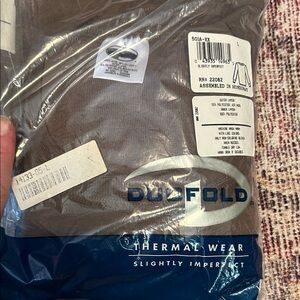 Duofold Men's Brown Thermal Undershirt “slightly imperfect”
